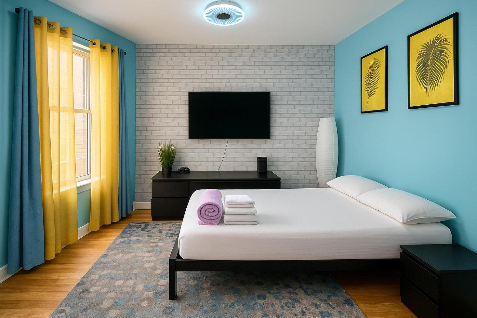 Modern Xl Queen Room Comfort & Character In Harlem New York Eksteriør billede